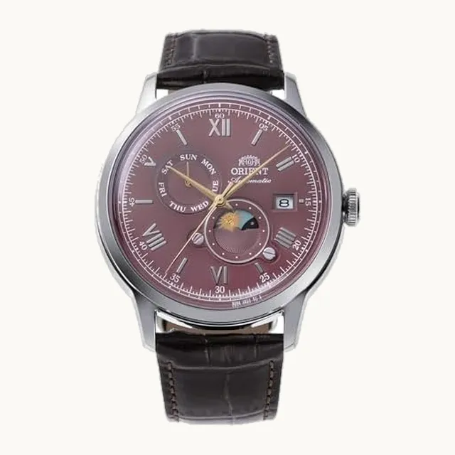 Bambino Version 9 Stainless Steel Automatic Dress Watch with Weekly Calendar