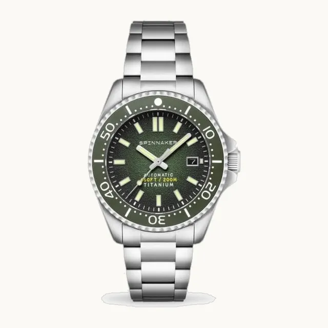 Reloj casual para hombre Teseitanium SP-5084-77, color plateado [importado paralelo], Verde fluorescente, NOTA