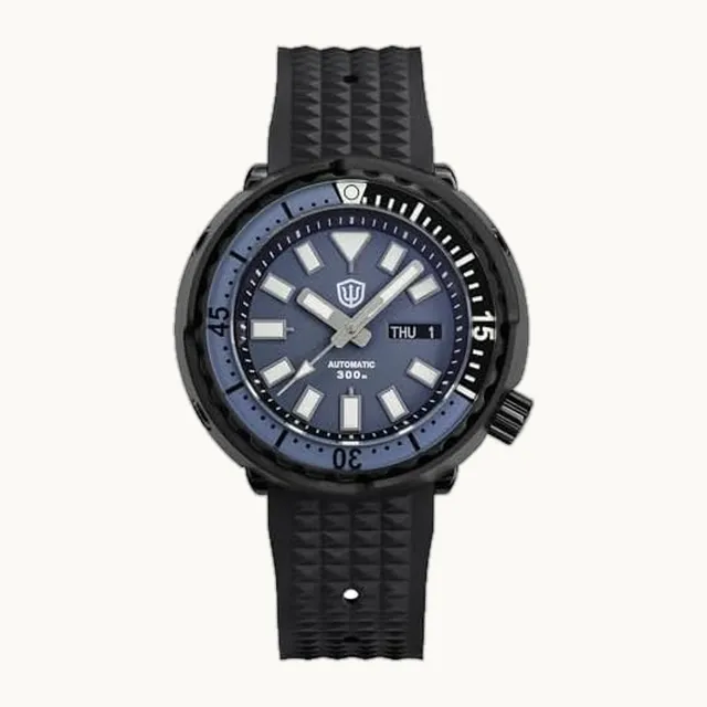 Reloj de pulsera automático NH35/NH36A Reloj de pulsera automático de 300 m, impermeable, 47.5 mm, para hombr
