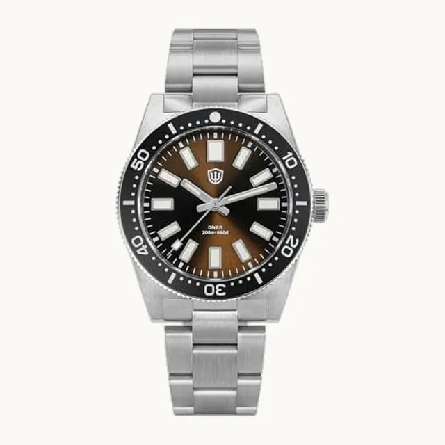 WD1965 VH31 Quarzuhren, 62MAS Taucheruhr 38mm Gewölbtes Saphirglas Luxus-Armbanduhr 200M wasserdichte Uhren