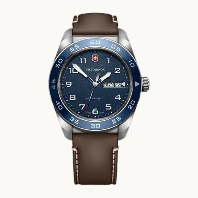Reloj Swiss Army Quartz 242040, Azul, Clásico