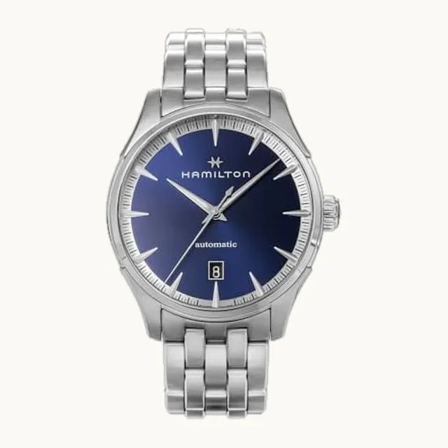 Reloj de pulsera para hombre Jazz Master H32475140 [importaciones paralelas], Marina, Tipo de pulsera