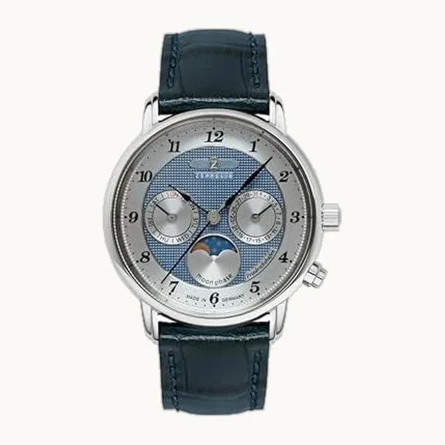 [Zeppelin] Friedrichshafen 8537-3 reloj azul [importación paralela], Azul 10 PCS