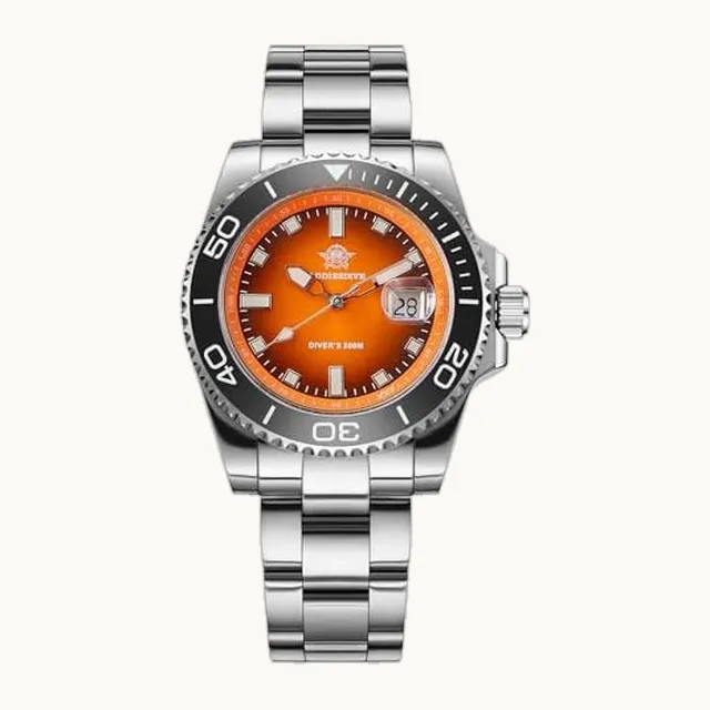 ADDIESDIVE H3 Reloj de Buceo de Cuarzo para Hombre Buceador 200M, Luminosa, Acero Inoxidable, Resistente al Agua, Negro