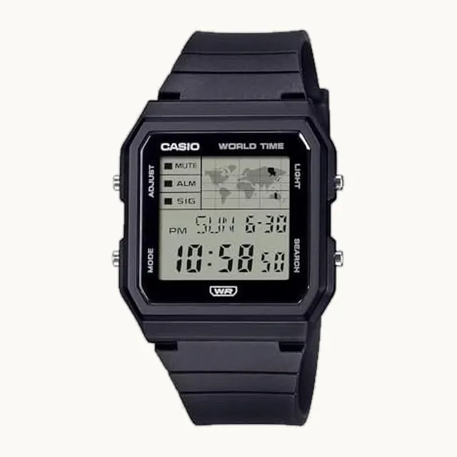 Pop LF-30W Series | Iluminador LED | Hora Mundial | Cronómetro, Negro