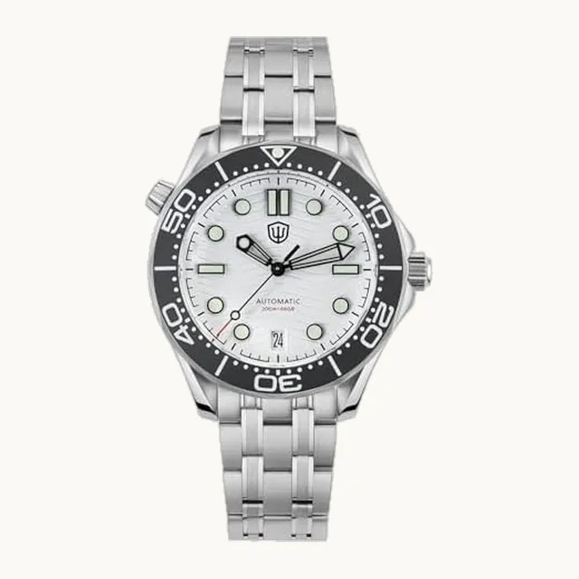 Watchdives WD007 Sea Ghost NTTD Reloj de buceo clásico para hombre, movimiento automático PT