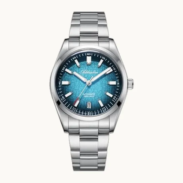 ADDIESDIVE - Reloj automático de lujo para hombre, esfera de agrietamiento degradado, NH35A, reloj mecánico para hombres