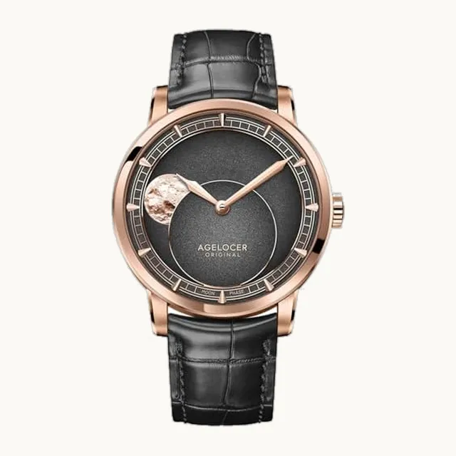 Reloj mecánico automático para hombre, con fase de luna nueva, reserva de energía de 80 horas, luminoso, corr