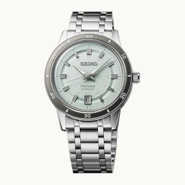 Reloj para hombre - Colección Presage - con calendario de fecha, resistencia al agua de 50 m, fondo transparente