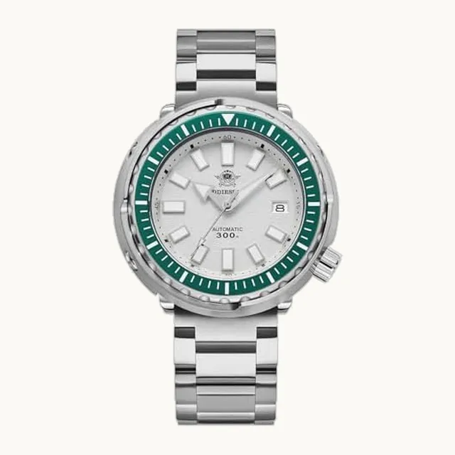 1963 Watch ADDIESDIVE AD2090 - Reloj mecánico de buceo para hombre, 300 m, movimiento automático NH35, vidrio de zafiro