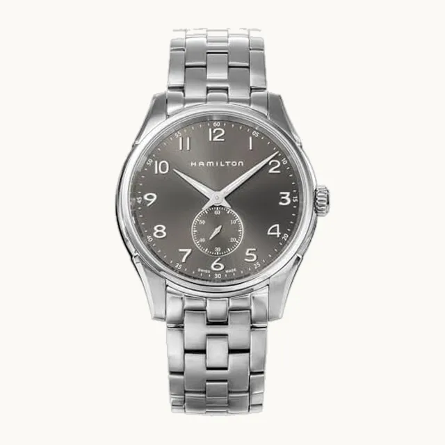 Reloj de cuarzo pequeño para hombre, color plateado (importado paralelo)