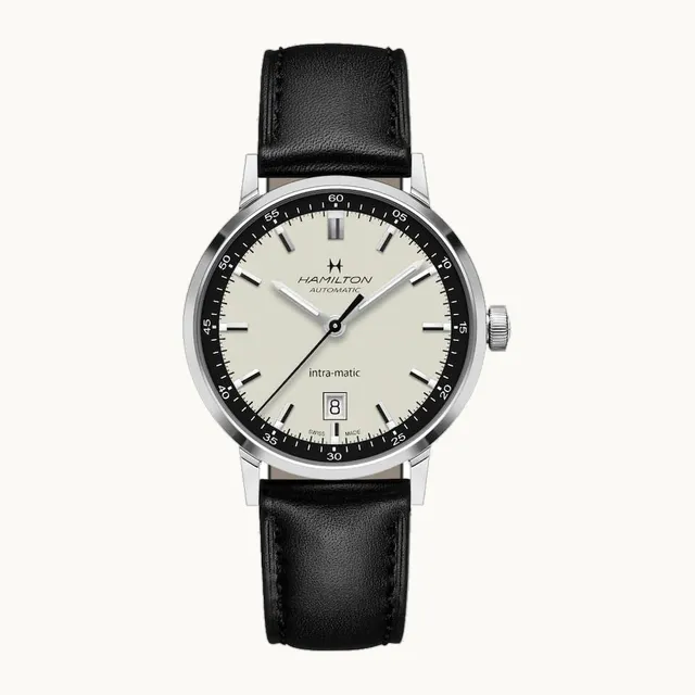Intramatic H38425720 - Reloj de pulsera para hombre, color negro [importado paralelo]