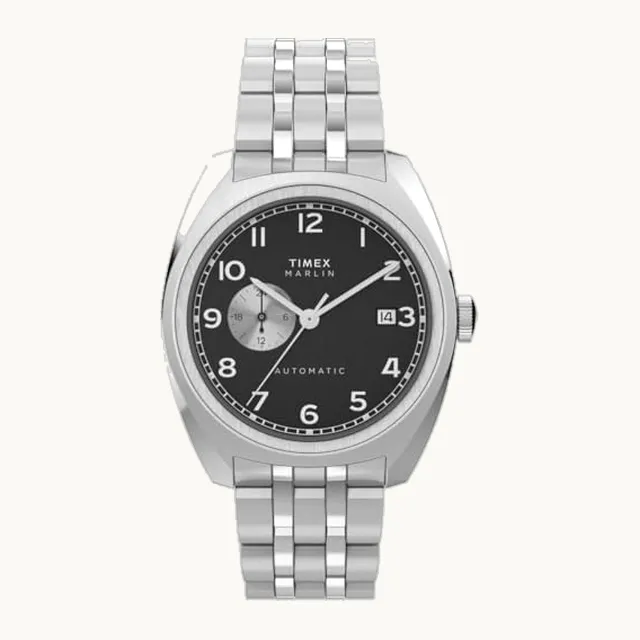 Marlin - Reloj automático de pulsera de acero inoxidable de 39 mm
