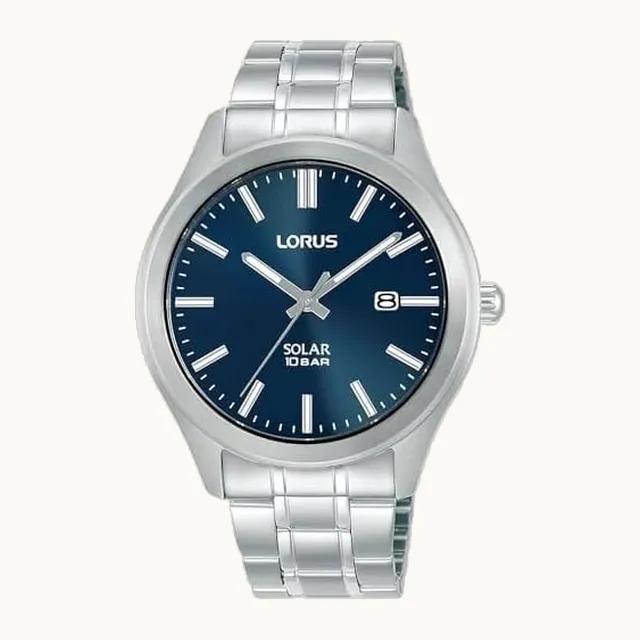 RX389AX9 - Reloj analógico para hombre con correa de acero inoxidable