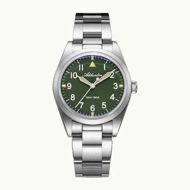 ADDIESDIVE - Relojes de titanio para hombres y mujeres, 80 g, ultraligeros de cuarzo VH, barrido de segundo movimiento