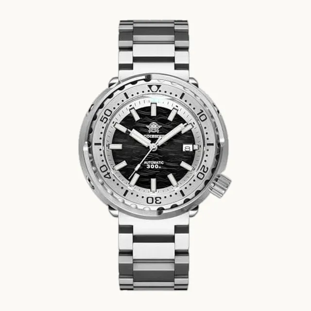 ADDIESDIVE Scuba - Reloj de Buceo Automático para Hombre, 300 M Resistente al Agua, Vidrio/Cristal de Zafiro, Luminiscen
