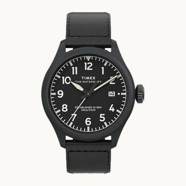 RELOJ CABALLERO WATERBURY TW2Y18800VT (NEGRO, PIEL)