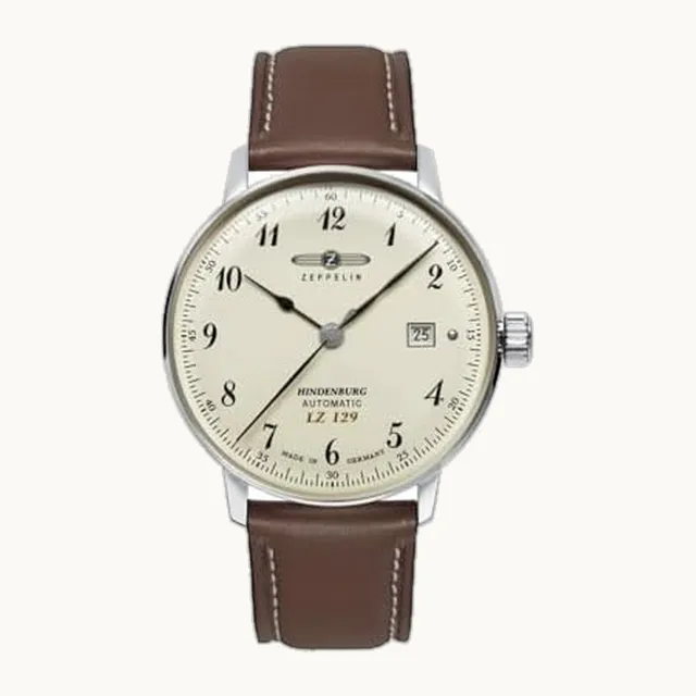 [Zeppelin] LZ129 Hindenburg 8056-5 - Reloj de pulsera para hombre, color marrón [importado paralelo]