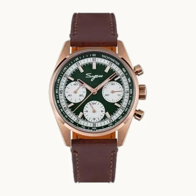 FTEOXLC Sugess - Reloj cronógrafo maestro de 38 mm ST1903 con movimiento de cuello cisne mecánico
