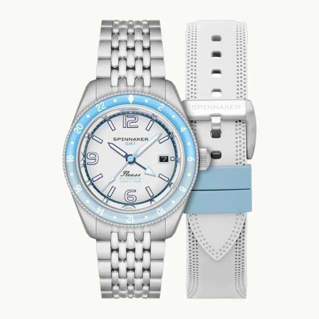 SP-5120-22 - Reloj automático automático de 15 ATM con cristal de zafiro y esfera blanca para hombre [importad