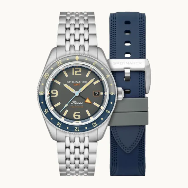 Spinnake SP-5120-11 - Reloj automático automático de 15 ATM con cristal de zafiro y esfera gris para hombre [i