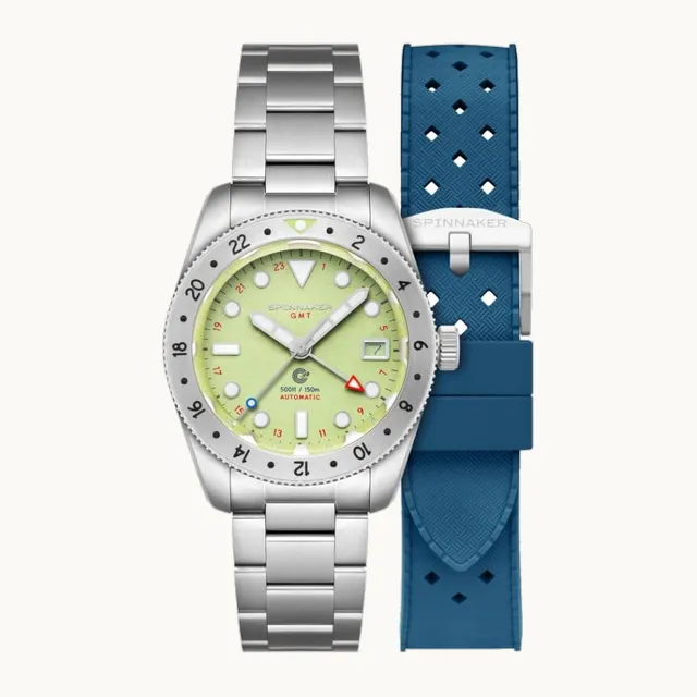 SP-5157-44 Reloj automático automático de cuerda impermeable de 15 ATM con cristal de zafiro y esfera verde SP