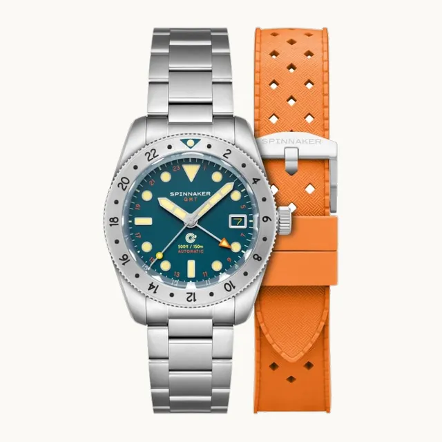 Spinnake SP-5157-55 - Reloj automático automático de cuerda impermeable de 15 ATM, con cristal de zafiro y esf