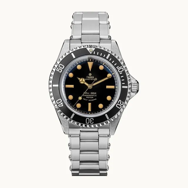 FTEOXLC Thorn T023 V2 Diver - Reloj para hombre PT5000 - Reloj mecánico automático con zafiro, resistente al agua, reloj